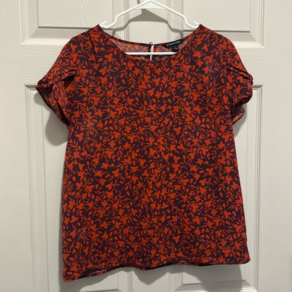 Lightweight floral patterned blouse